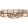 vidaXL Conjunto de sof&aacute;s de exterior 5 pcs Natural