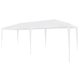 vidaXL Carpa para fiestas PE blanca 3x6 m