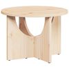 vidaXL Mesa de Caf&eacute; Natural 50 x 50 x 35 cm Madera maciza de pino