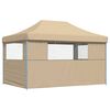 vidaXL Carpa de Fiesta Beige 292 x 440 x 315 cm Tela Oxford