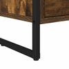 vidaXL Mesa de Noche Roble Humo 39,5 x 30 x 50 cm Madera contrachapada