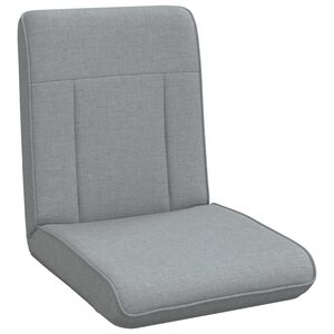 vidaXL Sill&oacute;n ajustable Gris Claro Tela