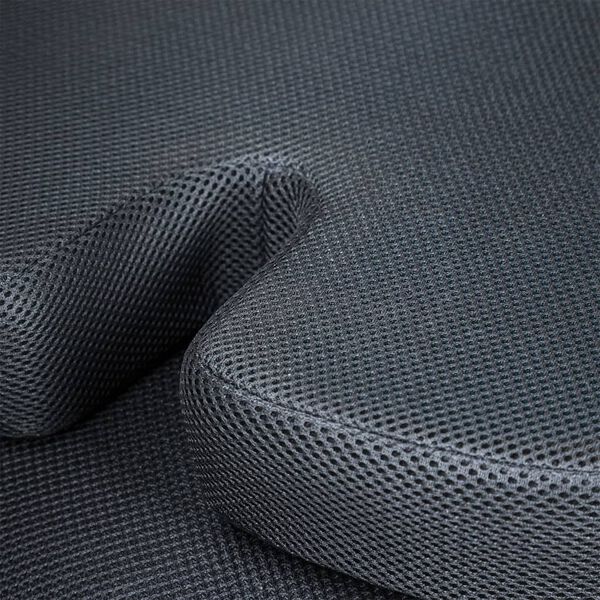 HI Coj&iacute;n para el coxis negro 45x35x7 cm