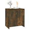 vidaXL Aparador madera contrachapada color roble ahumado 70x41x75 cm