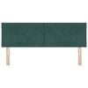 vidaXL Cabecero con cabecera Verde oscuro 144 cm Terciopelo