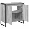 vidaXL Gabinete de Baño con almacenamiento Gris Sonoma 60 x 30 x 60 cm