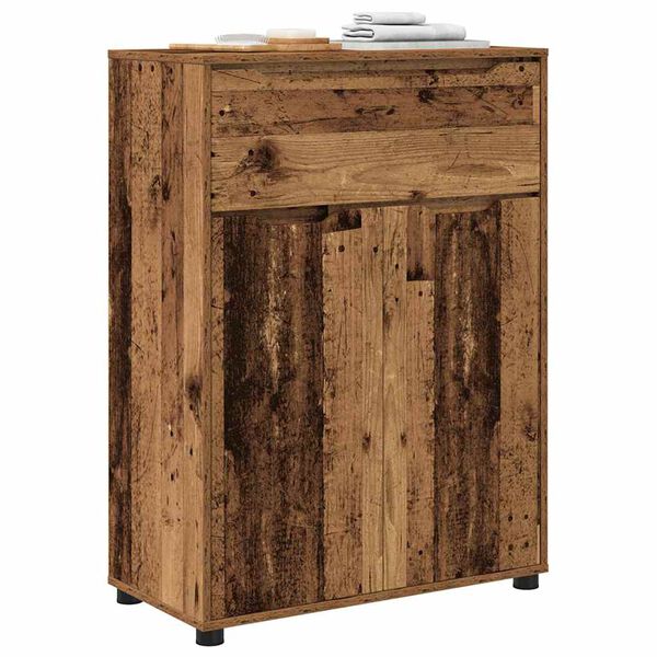 vidaXL Gabinete de Ba&ntilde;o con caj&oacute;n Madera Vieja 72,5 x 36,5 x 100 cm