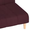 vidaXL Sof&aacute; cama de 2 plazas tela morado