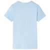 Camiseta infantil azul claro 92