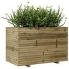 vidaXL Jardinera madera de pino impregnada 110x60x72 cm