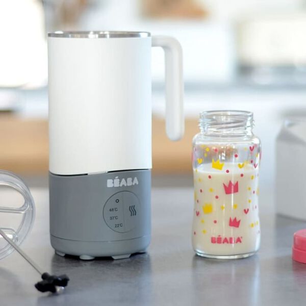 Beaba Preparador de biberones Milk Prep blanco y gris 450 ml