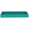 vidaXL Estantes de pared Loggia 4 uds azul MDF 40x15x4 cm