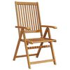 vidaXL Sillas plegables, 4 unidades, madera maciza de acacia.