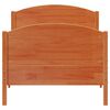 vidaXL Estructura de cama sin colch&oacute;n madera de pino marr&oacute;n 90x200 cm
