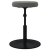 vidaXL Taburete de masaje terciopelo gris oscuro