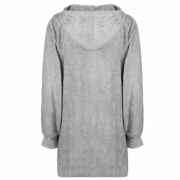 vidaXL Sudadera manta KINN Gris L Algod&oacute;n