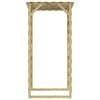 vidaXL P&eacute;rgola con techo madera de pino impregnada 100x90x200 cm