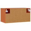 vidaXL Armario de Pared con estante Marr&oacute;n cera 60 x 30 x 30 cm