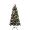 vidaXL &Aacute;rbol de Navidad artificial Verde 120 cm PVC, Pl&aacute;stico y Acero