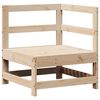 vidaXL Juego de sof&aacute;s de jard&iacute;n 3 piezas madera maciza de pino