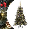 vidaXL &Aacute;rbol de Navidad artificial Verde 150 cm PVC, Pl&aacute;stico y Acero