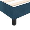vidaXL Cama box spring con colch&oacute;n terciopelo azul oscuro 100x200 cm