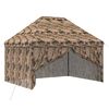 vidaXL Toldo Pop-up con 4 Paredes Laterales 3 x 4 m Camuflaje Bosque