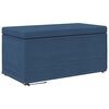 vidaXL Taburete Azul 81 x 41 x 40 cm Tela y Madera Ingenier&iacute;a
