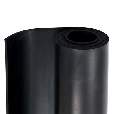 vidaXL Alfombrilla de goma antideslizante lisa 1,2x2 m 6 mm