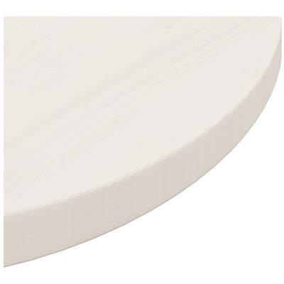 vidaXL Superficie de mesa madera maciza de pino blanco Ø50x2,5 cm