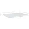 vidaXL Estante estanter&iacute;a 4uds contrachapada blanco brillo 40x30x1,5cm