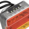 vidaXL Luces de remolque 2 uds bombilla LED roja 10,5x7,5x10 cm 12V