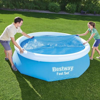 Bestway Cubierta solar para piscina Flowclear 305 cm