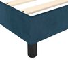 vidaXL Estructura de cama con somier terciopelo azul oscuro 120x200cm