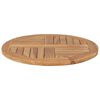 vidaXL Superficie de mesa redonda madera maciza de teca 2,5 cm 60 cm
