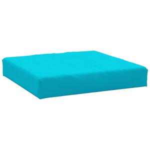 vidaXL Coj&iacute;n para palets tela Oxford turquesa 60x60x8 cm