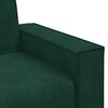 vidaXL Sof&aacute; de 2 plazas de terciopelo verde oscuro 180x78x84 cm
