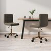 vidaXL Sillas de comedor giratorias 2 unidades terciopelo gris oscuro