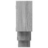 vidaXL Estantería de pared madera ingeniería gris Sonoma 159x18x66 cm