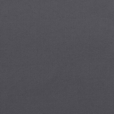 vidaXL Cojín de banco de jardín tela Oxford gris antracita 150x50x7 cm