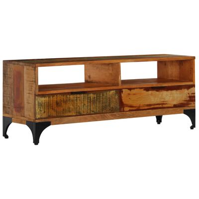 vidaXL Mueble para la TV cm madera maciza reciclada 118x35x45