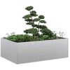 vidaXL Jardinera 120x80x40 cm de acero galvanizado