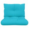 vidaXL Cojines para pal&eacute;s 2 unidades tela Oxford turquesa