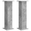 vidaXL Soporte de plantas 2 uds. Gris Hormig&oacute;n 30,5 x 30 x 100,5 cm
