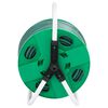 vidaXL Carrete de manguera de pie con set racores PVC verde 0,5" 50 m