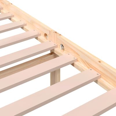 vidaXL Estructura de cama madera maciza 140x200 cm