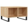 vidaXL Mesa de centro madera contrachapada roble Sonoma 60x50x36,5 cm