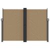 vidaXL Toldo lateral retr&aacute;ctil gris taupe 180x1200 cm