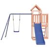 vidaXL Parque infantil de exterior madera maciza Douglas