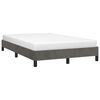 vidaXL Estructura de cama sin colch&oacute;n terciopelo gris oscuro 120x200cm